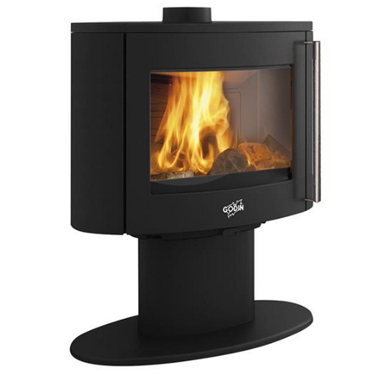 388243PEINTANTHRACITE - GODIN - Poêle à bois 9kw