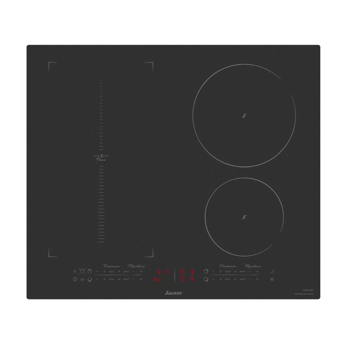 SPI5431M - SAUTER - Table de cuisson induction 60cm 4 feux noir