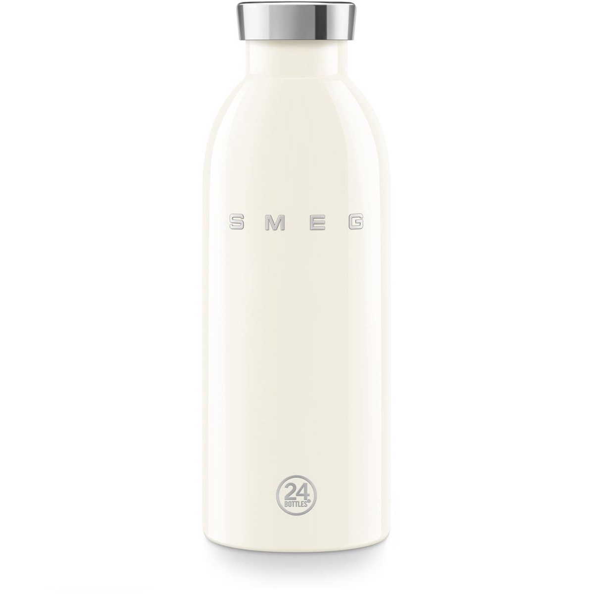 WBF01CR - SMEG - Gourde isotherme 0.5l en acier inoxydable crème style 50's