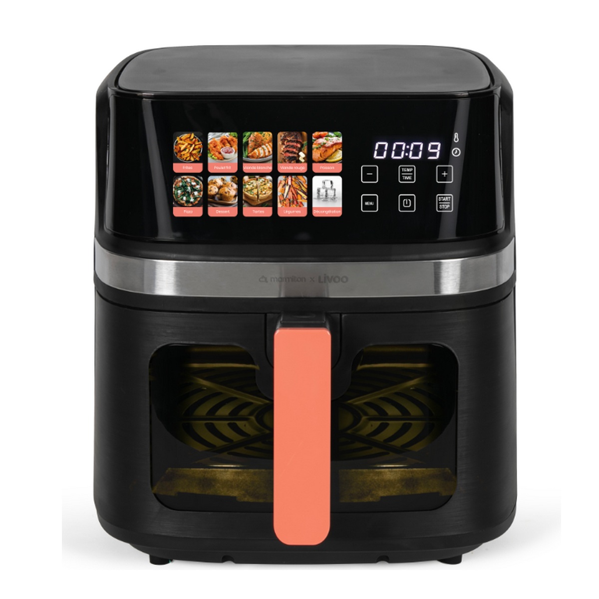 DOC343CO - LIVOO - Friteuse sans huile 8l 1700w livoo x marmiton