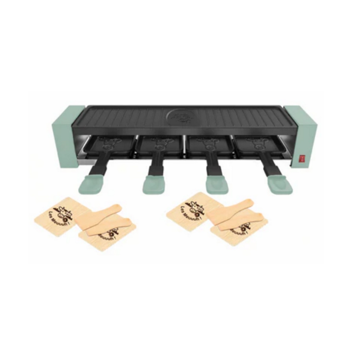 8943 - LITTLE BALANCE - Appareil à raclette 4 personnes 800w + grill