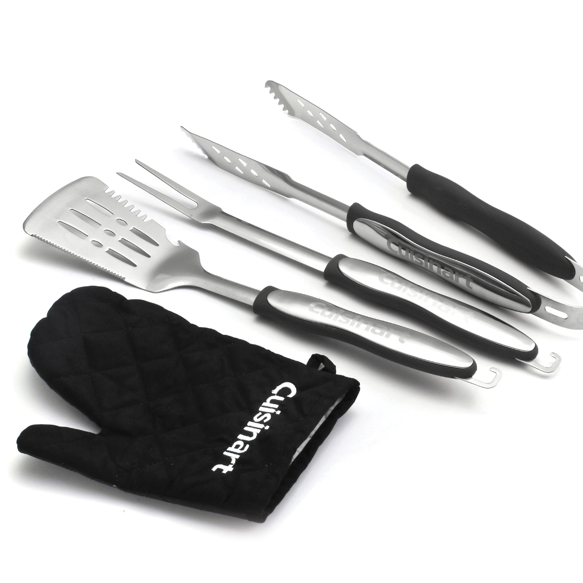 CGS134BLEU - CUISINART - Ensemble de 3 outils pour grillades + gant - noir