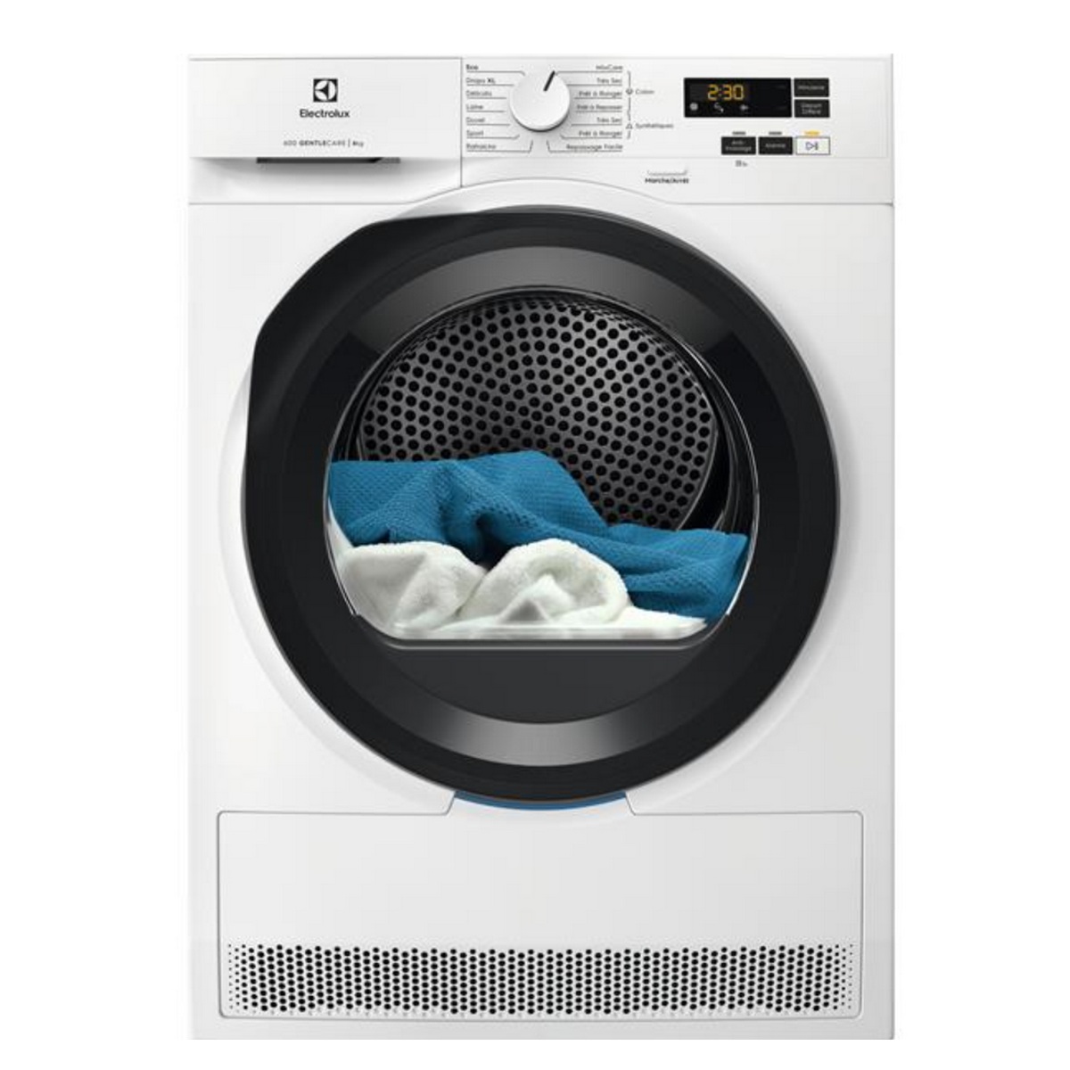 EW6HI5118SA - ELECTROLUX - Sèche-linge pompe à chaleur 60cm 8kg gentlecare 600 8
