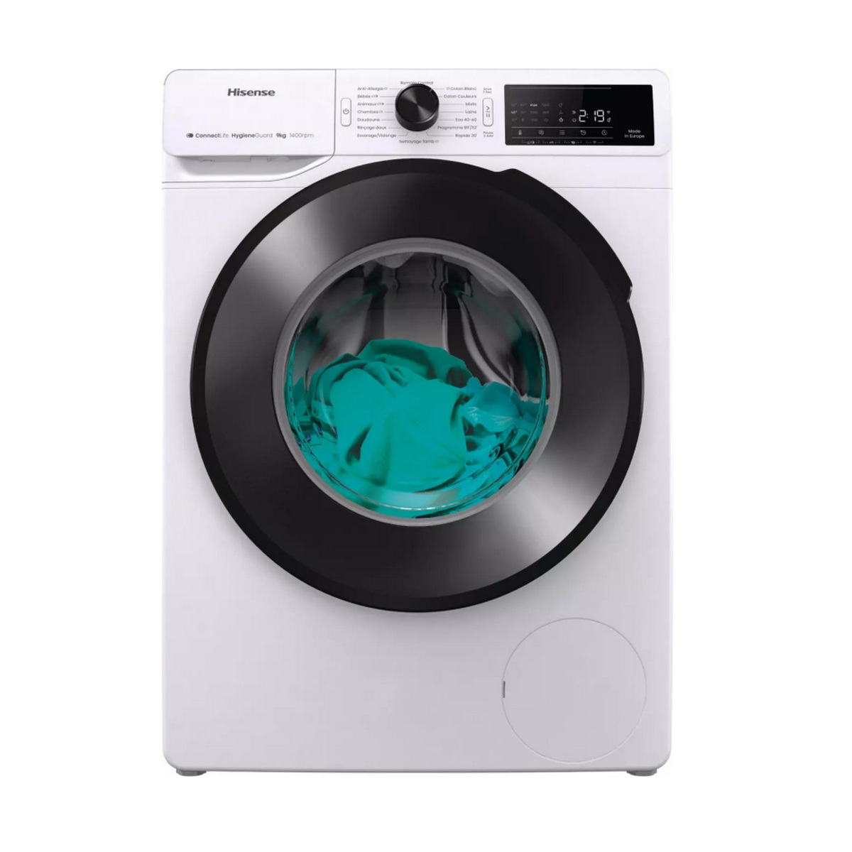 WF3V943BW3FR - HISENSE - Lave-linge hublot 9kg 1400 tours/min