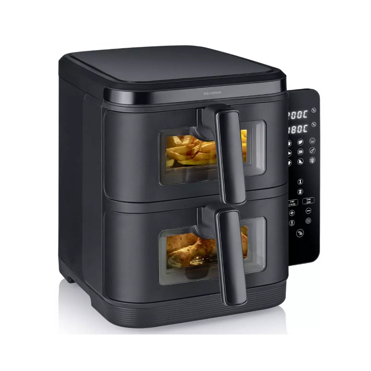 FR2468 - SEVERIN - Friteuse sans huile 2x5.5l 2600w noir