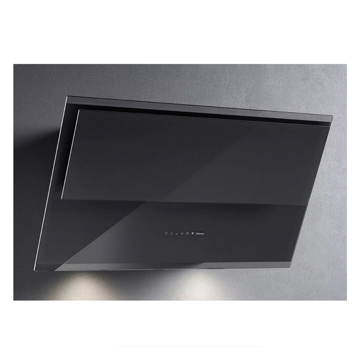 VERSO1421 - FALMEC - Hotte décorative inclinée 85cm 800m3/h noir verso