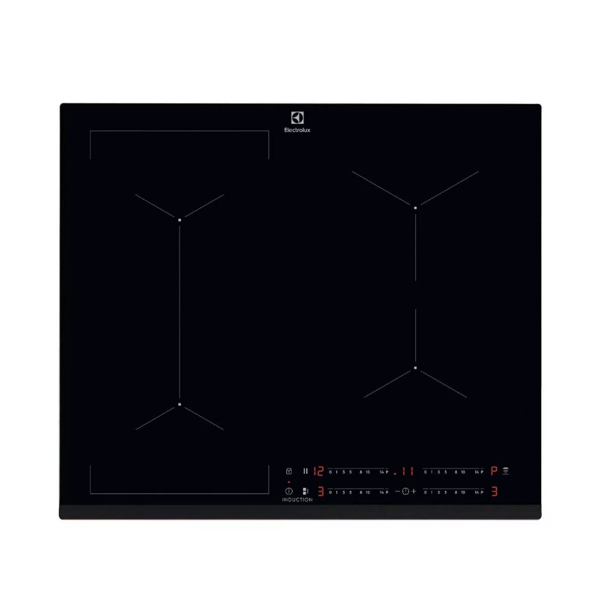 EIV63443/1 - ELECTROLUX - Table de cuisson induction 60cm 4 feux 7200w  noir série 600