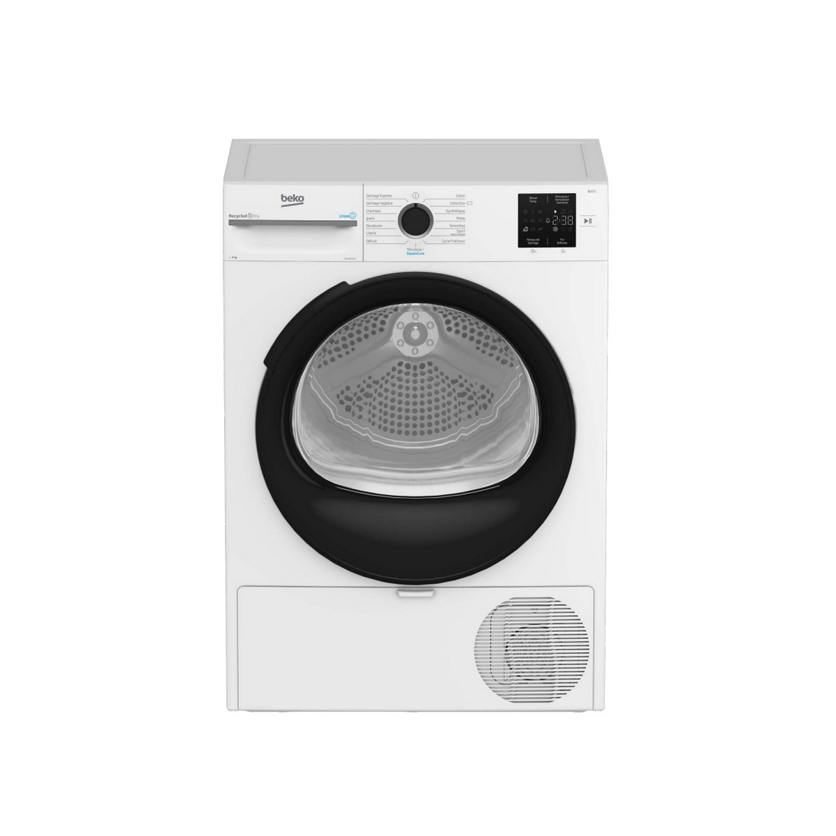 D3H18D93W - BEKO - Sèche-linge pompe à chaleur 60cm 8kg blanc