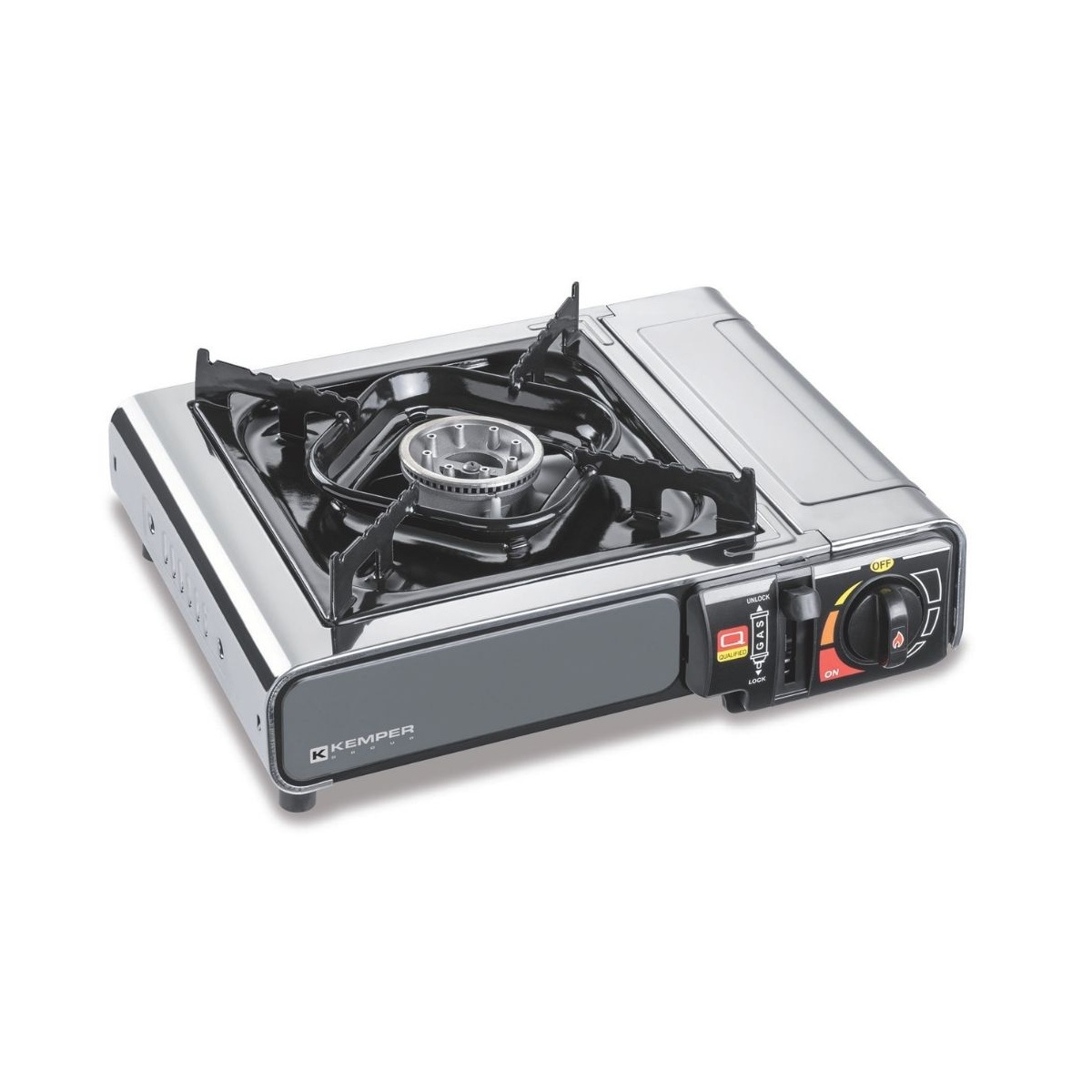 104987SS - KEMPER - Réchaud gaz 1 feu 2.2kw inox