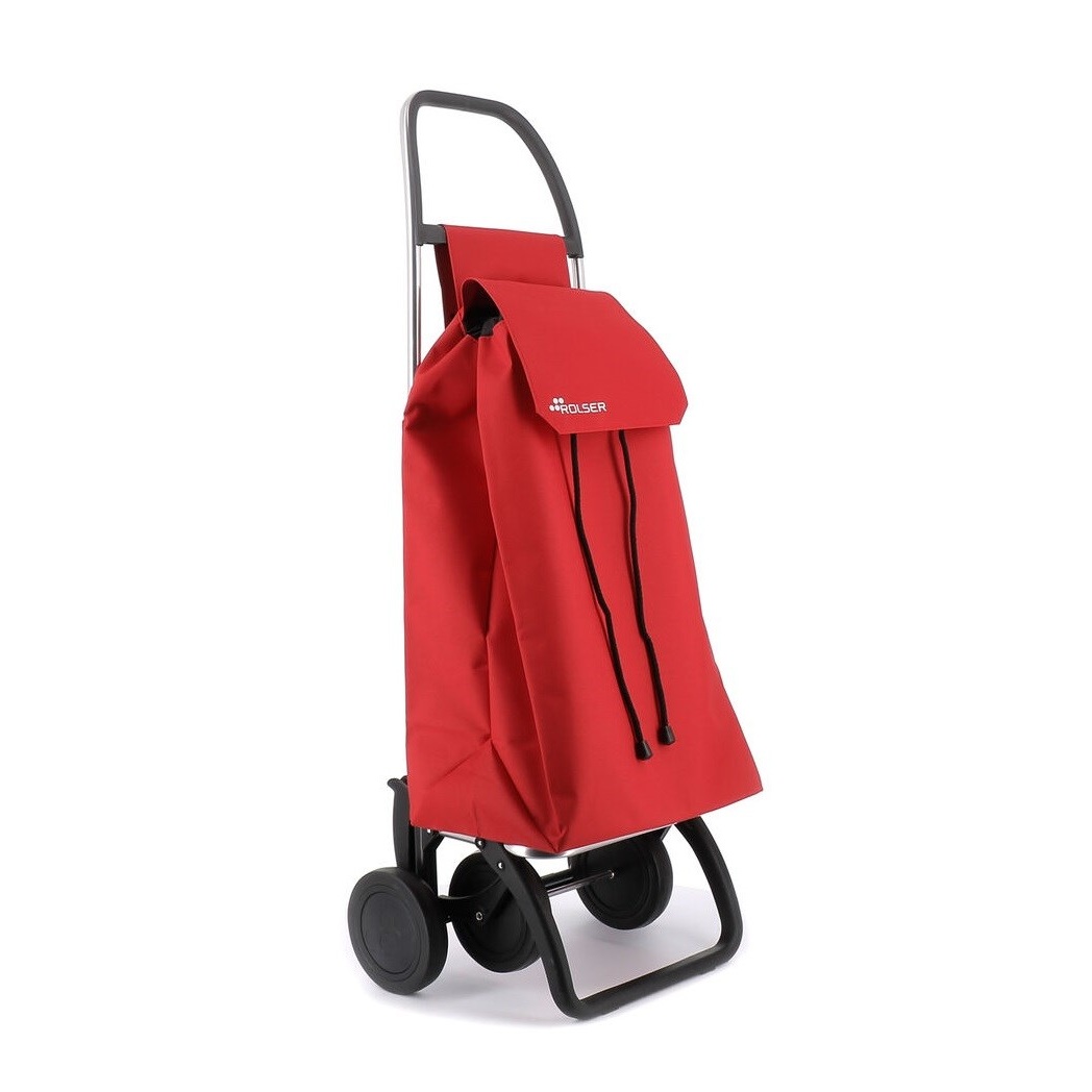 SAQ056 ROJO - ROLSER - Poussette de marché 4 roues 43l rouge ln saquet 4