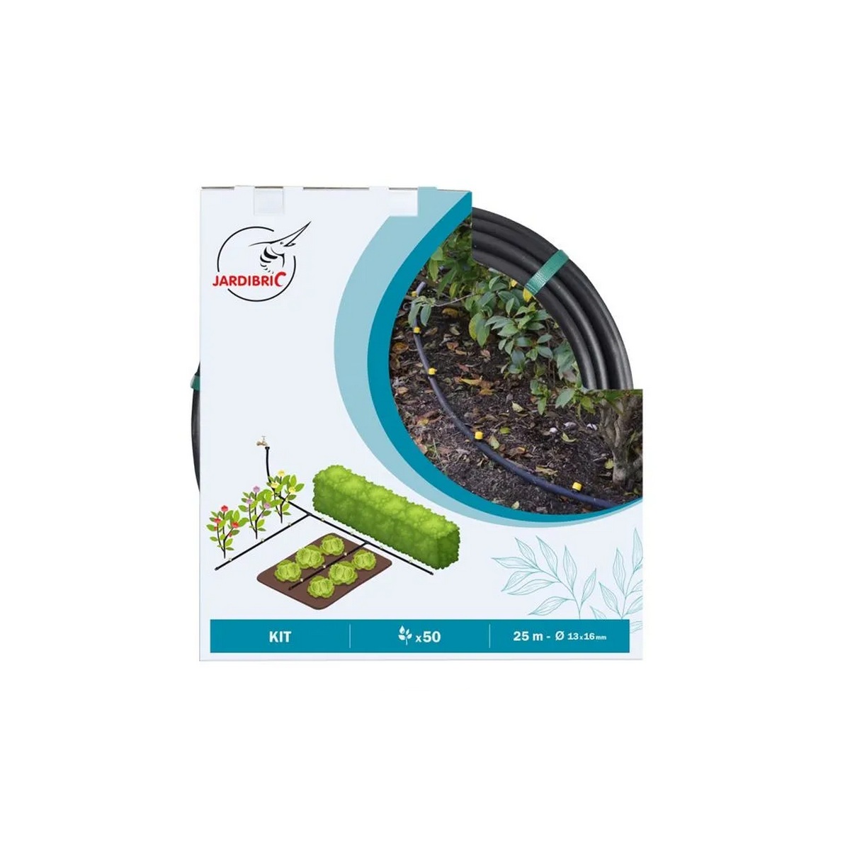K4067 - JARDIBRIC - Kit goutte à goutte spécial haies 25m