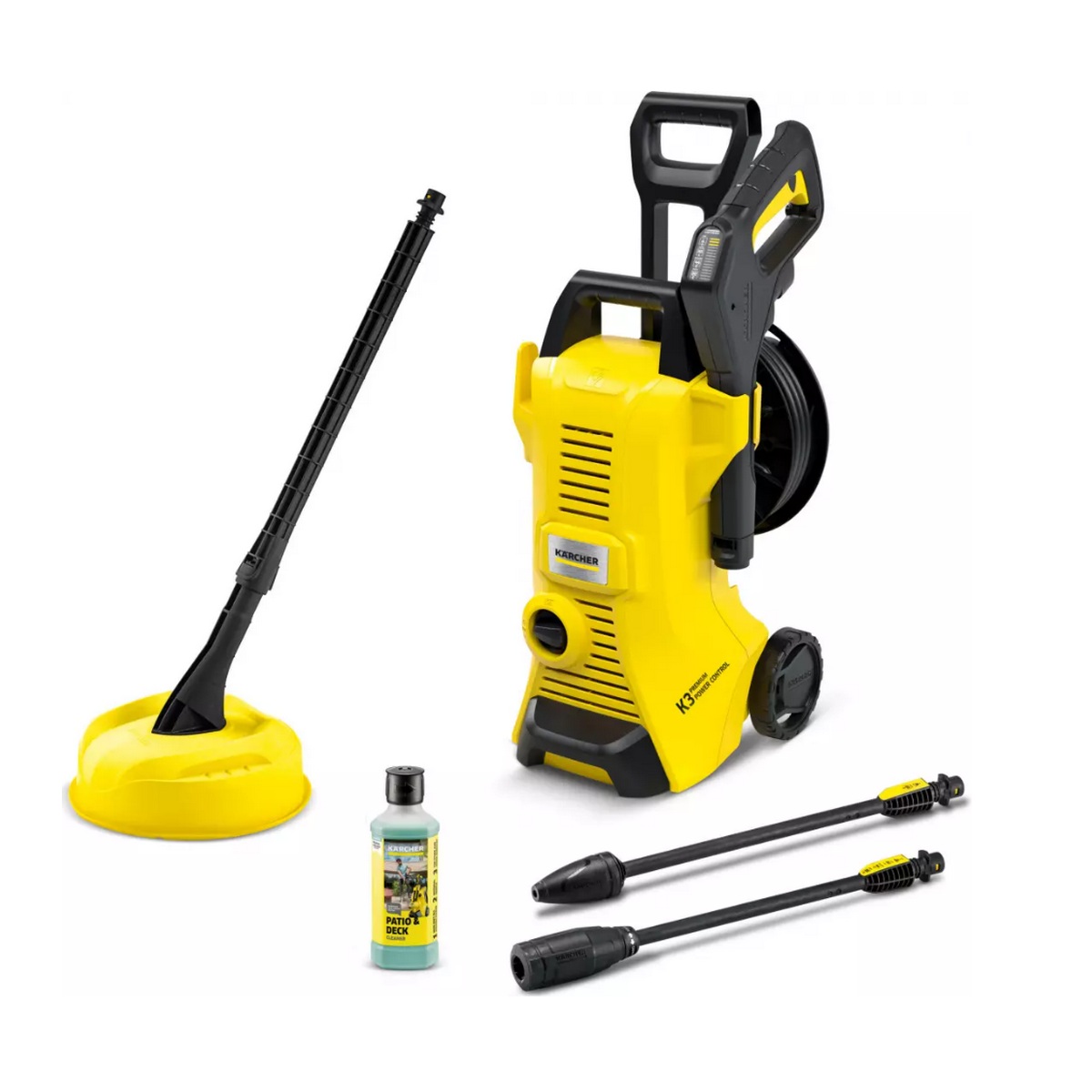 K3PREMIUMPOWERCONTROLHOME - KARCHER - Nettoyeur haute pression 120 bars jaune/noir premium power control home