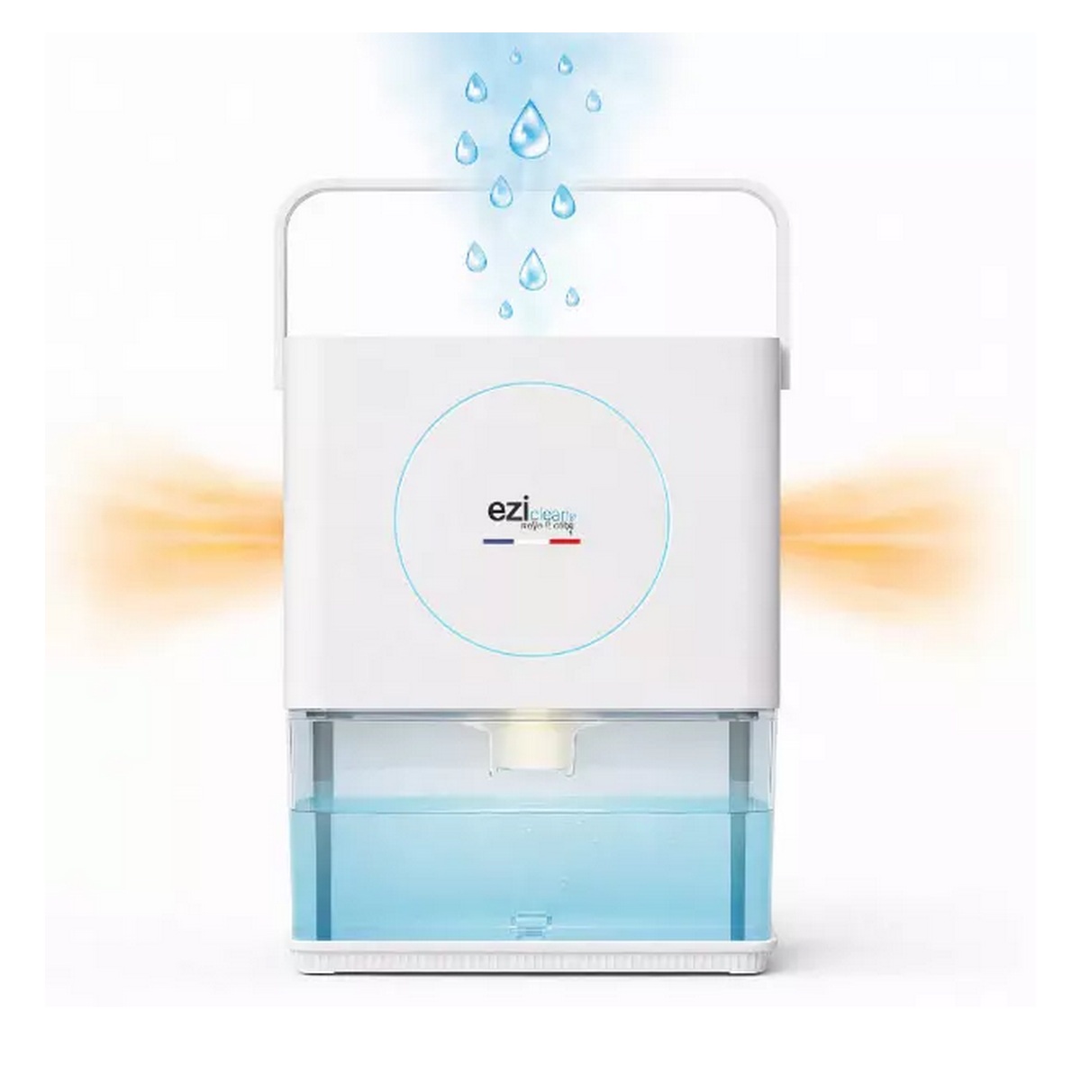 DRYFLOWX - E.ZICLEAN - Déshumidificateur 0.6l/j blanc dryflow x