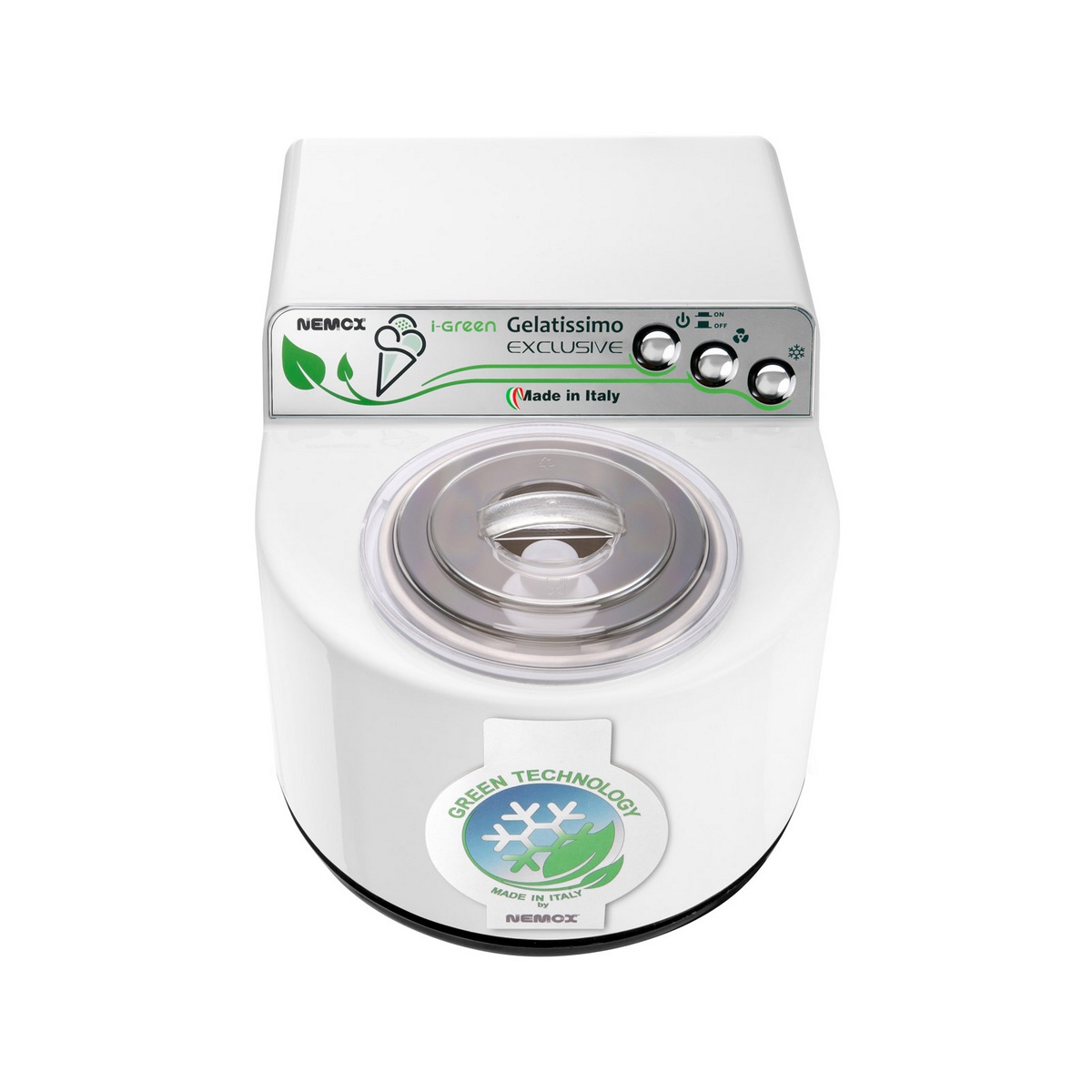 003A610250 - NEMOX - Turbine à glaces 1.7l 140w blanc gelatissimo exclusive i-green