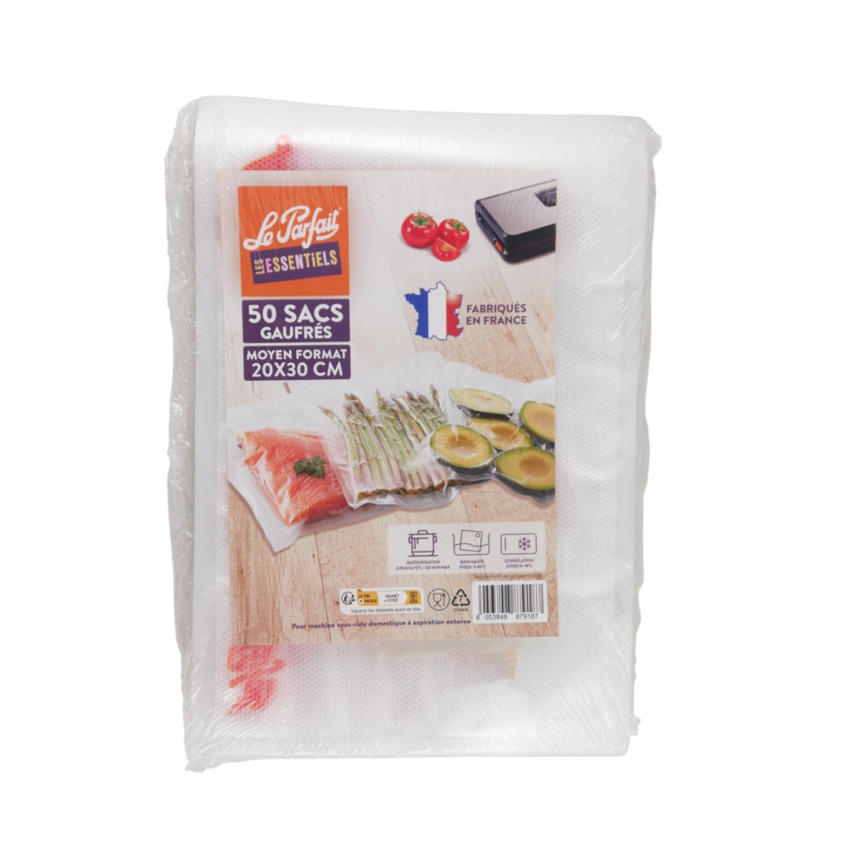 44290B3 - LE PARFAIT - Lot de 50 sacs conservation sous-vide 20x30cm