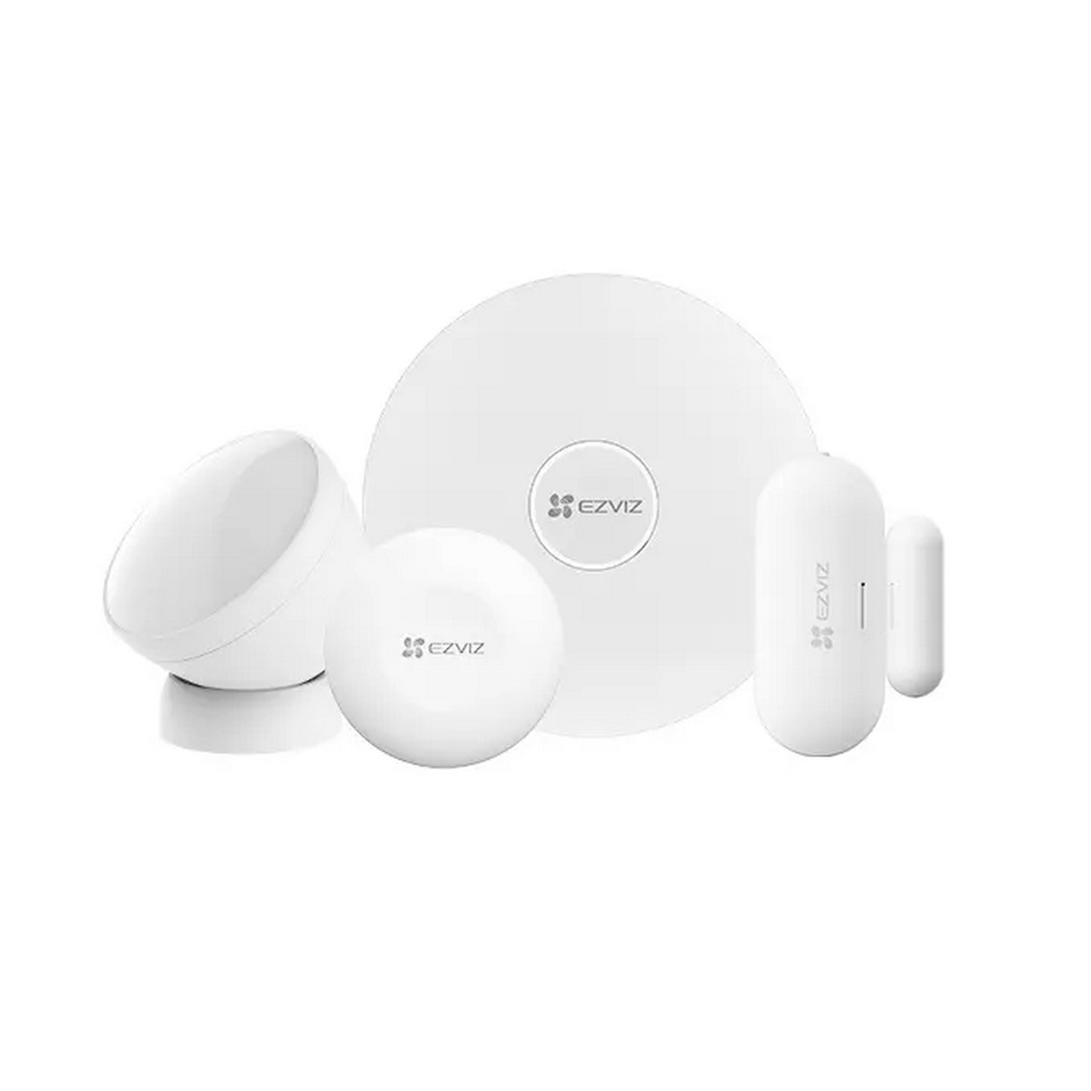 KIT4DETECTEURS - EZVIZ - Kit de 4 détecteurs domestiques blanc