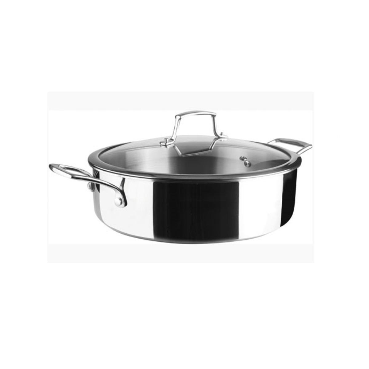 60888 - LACOR - Sauteuse inox 28cm + couvercle