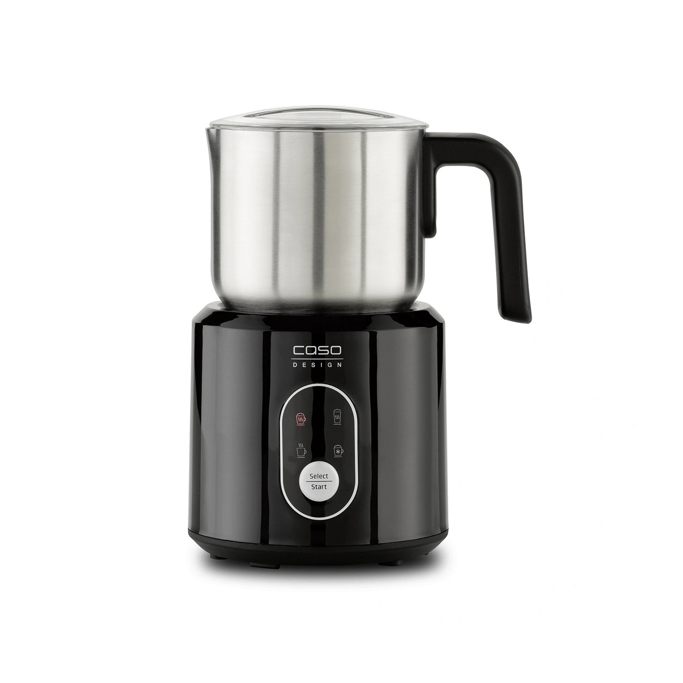 1665 - CASO - Emulsionneur de lait 500w 350ml noir crema & choco