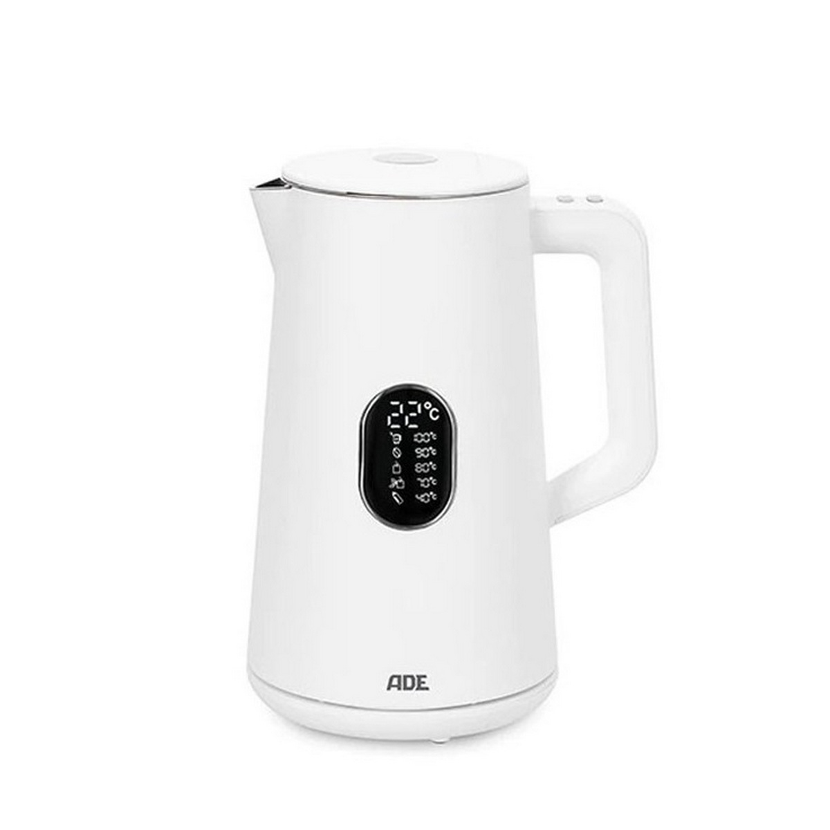 KG21001 - ADE - Bouilloire sans fil 1.5l 1800w blanc température réglable