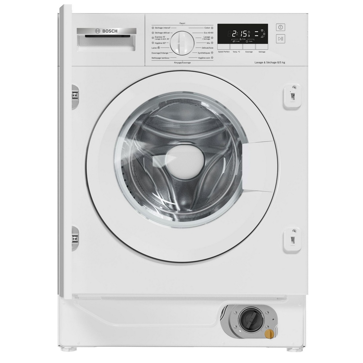 WKD28260FR - BOSCH - Lave-linge séchant intégrable 8/5kg 1400 tr/min