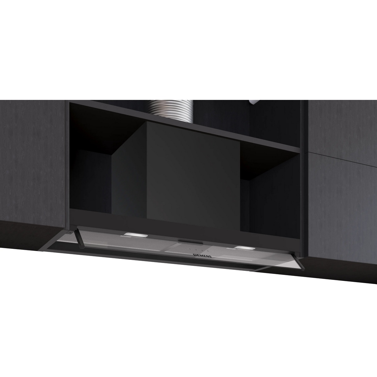 LJ85BCC60 - SIEMENS - Hotte décorative 80cm 582m3/h noir mat iq300