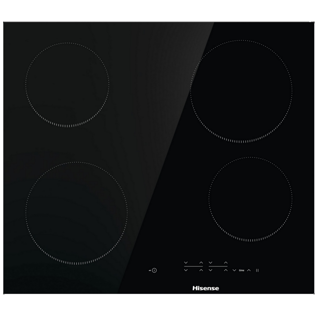 E6431CB - HISENSE - Table de cuisson vitrocéramique 60cm 4 feux 6000w noir
