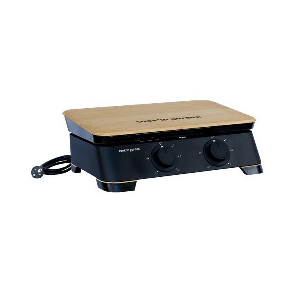 PE005 - COOK'IN GARDEN - Plancha électrique 2500w 56.5x36.5cm