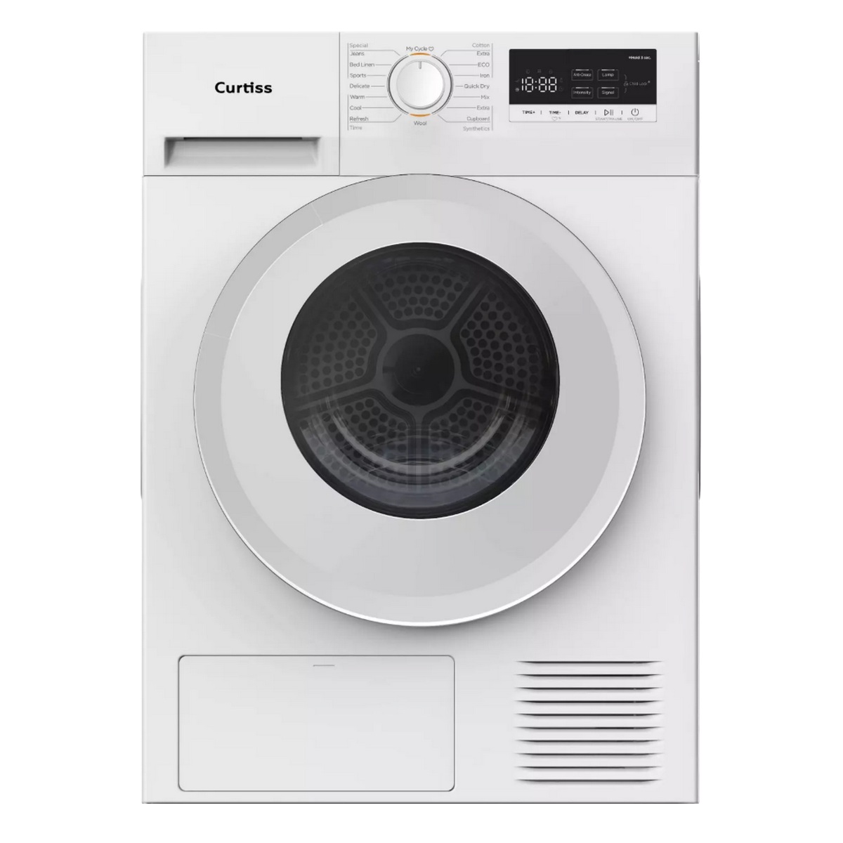 MSLP80E - CURTISS - Sèche-linge pompe à chaleur 60cm 8kg blanc