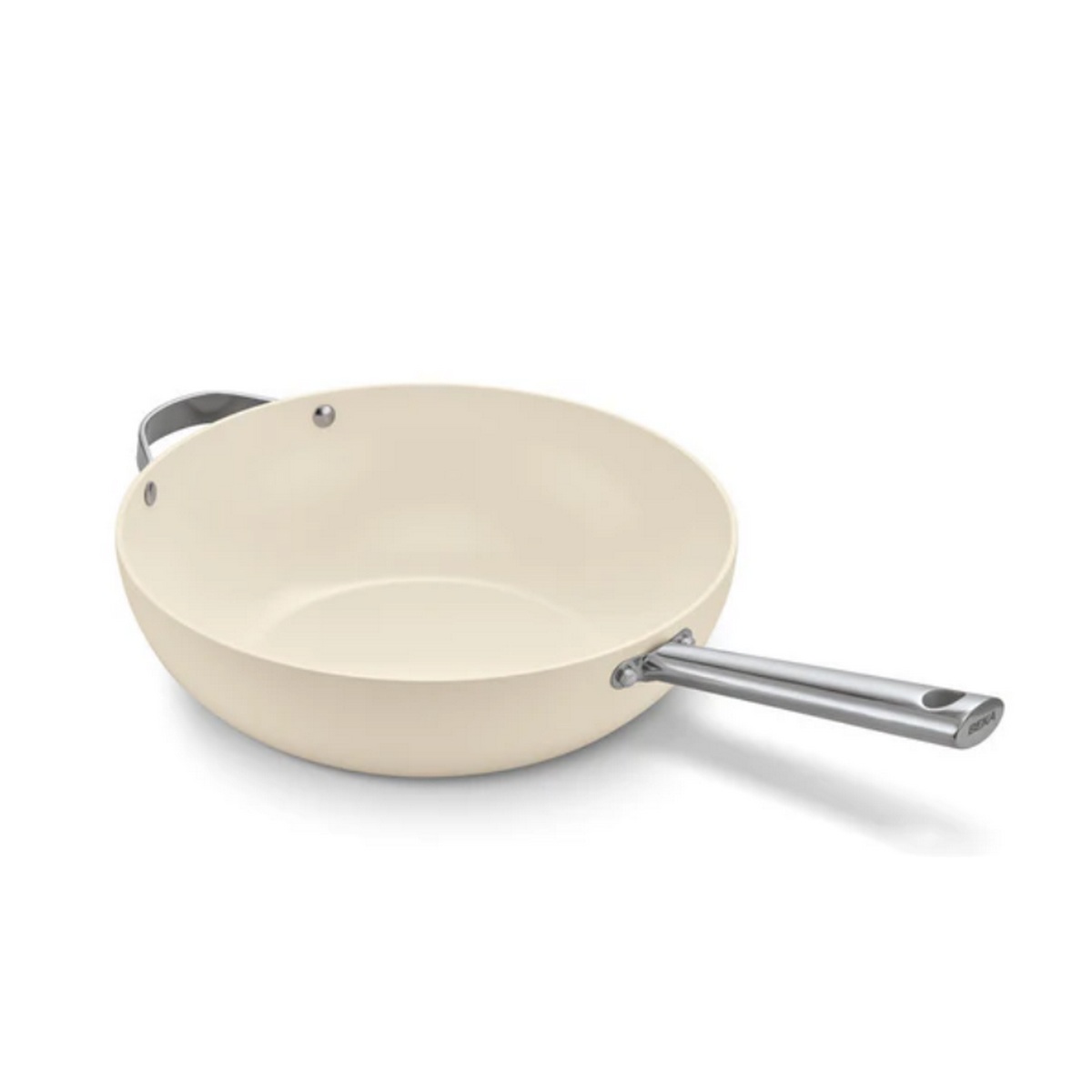 102853 - BEKA - Poêle wok antiadhésive 30cm crème cicla