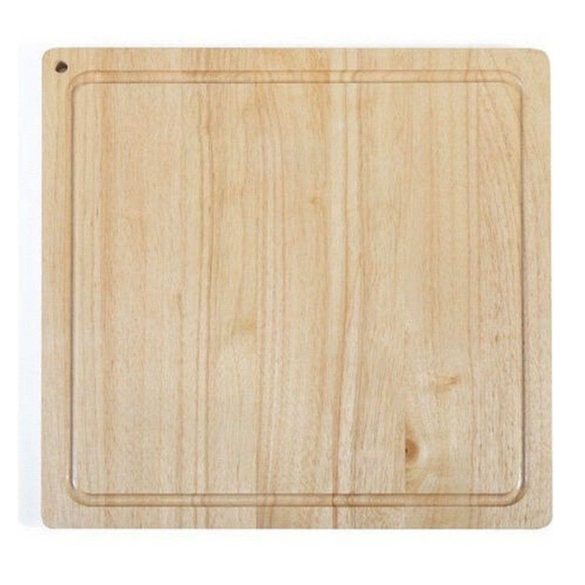 MES141 - LIVOO - Planche à découper bois d'hévéa 46x46cm
