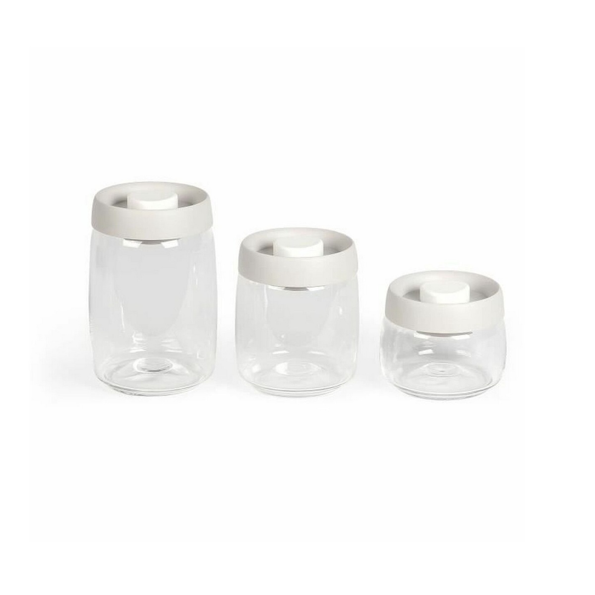 MEN401 - LIVOO - Bocaux sous vide 0.4l, 0.8l, et 1.2l transparent