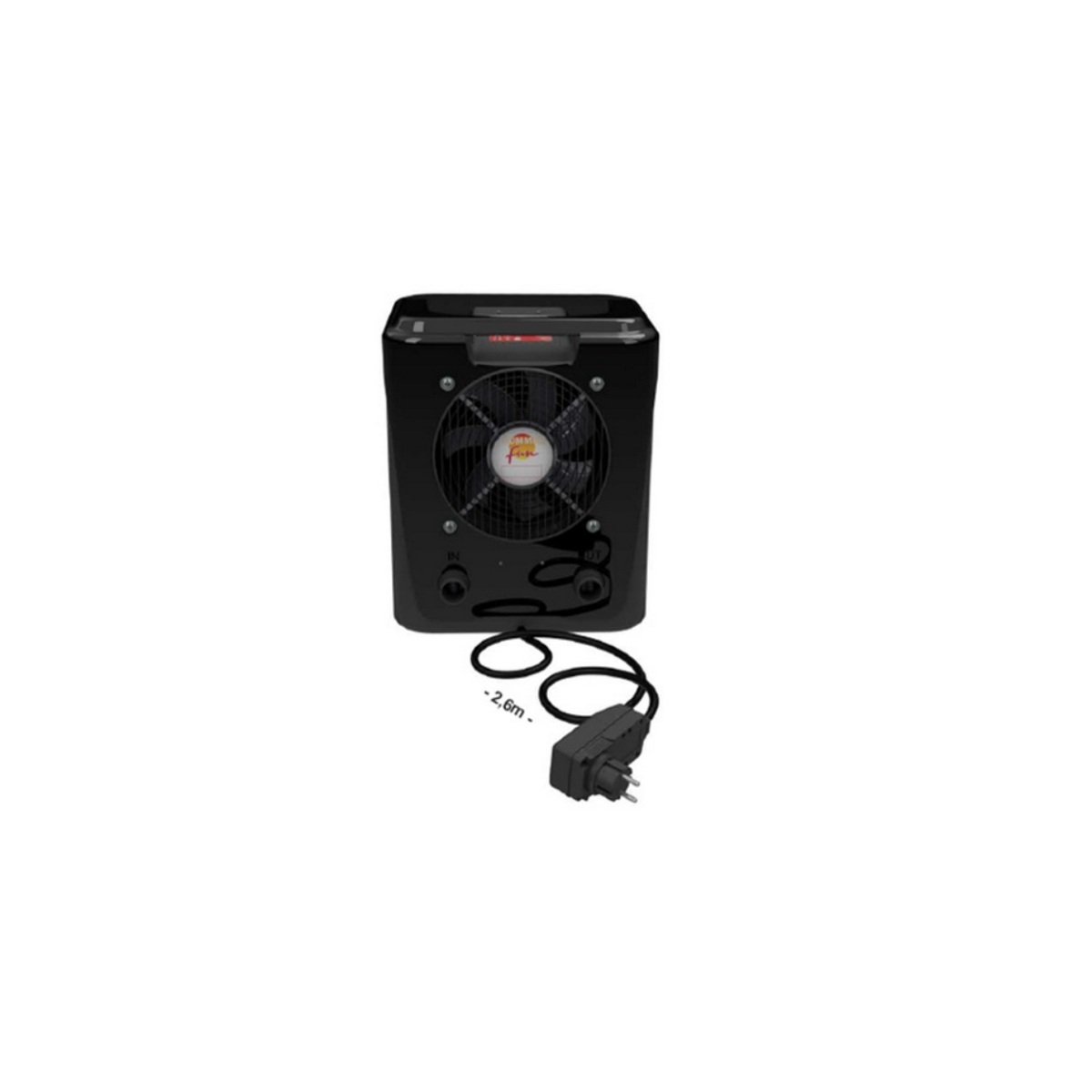 107845 - EDG - Pompe à chaleur de piscine 5kw noir summer fun