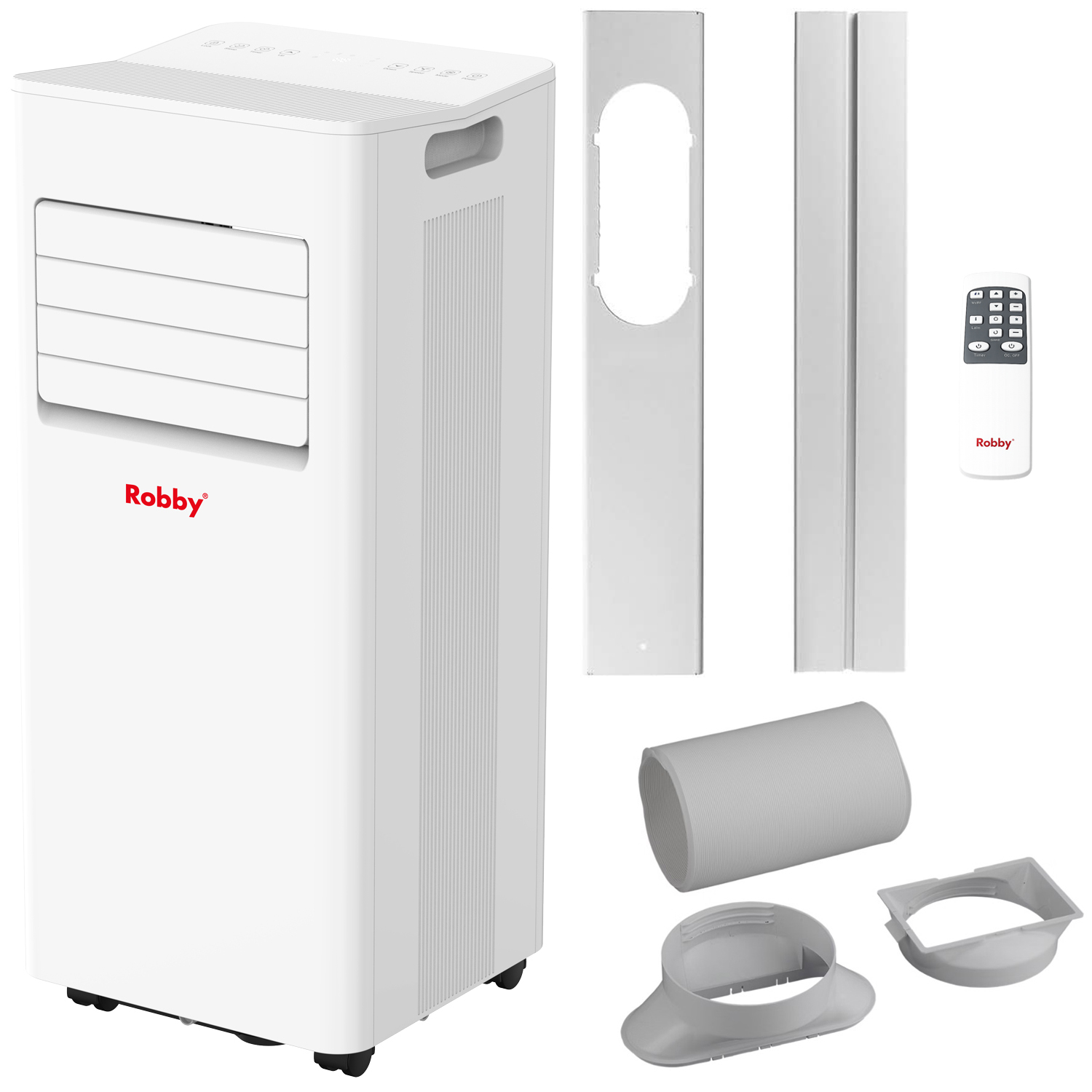 ROAC7W - ROBBY - Climatiseur mobile 2050w avec kit fenêtre 
