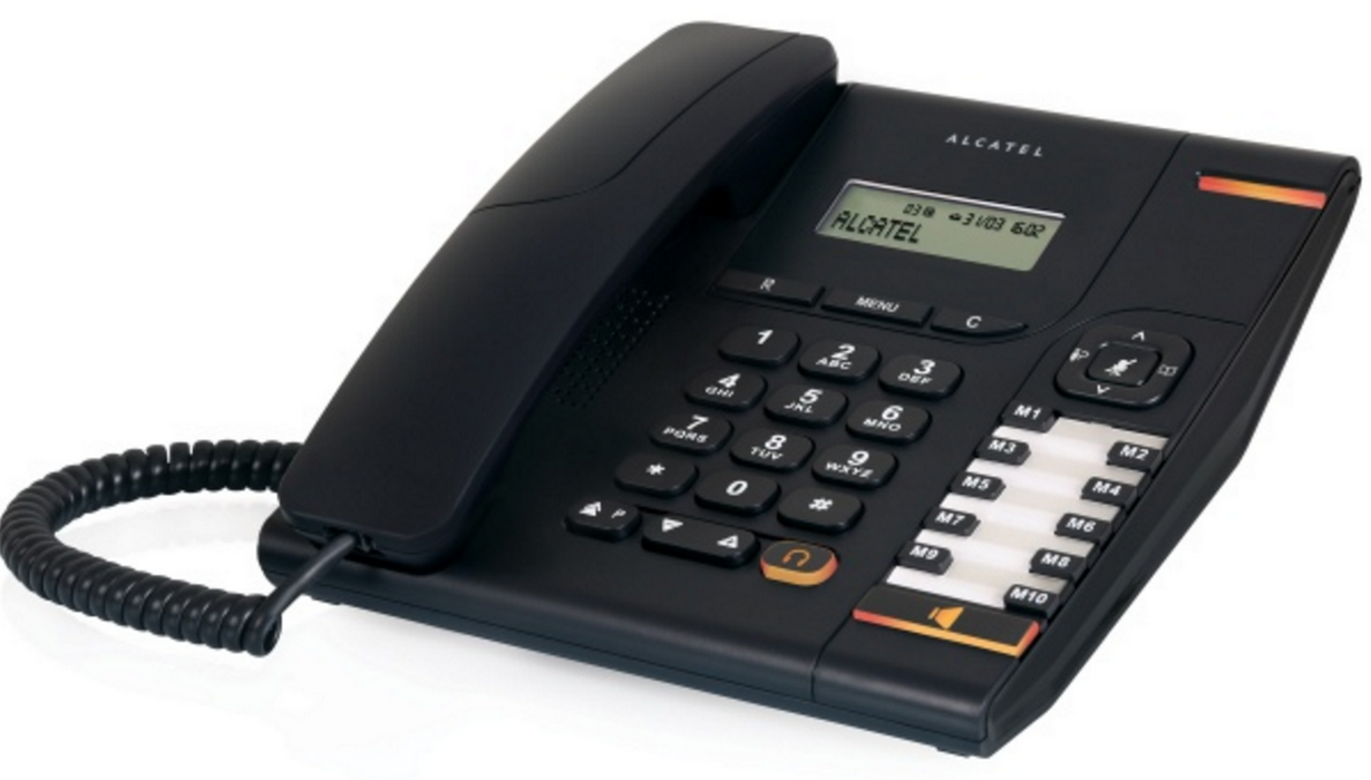 alcatel Téléphone filaire noir alcatel