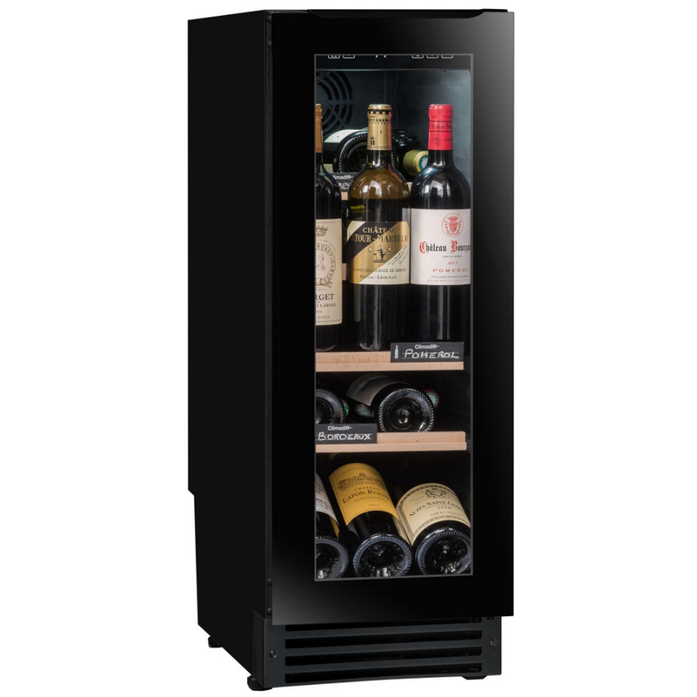 avintage Cave à vin encastrable 22 bouteilles, noir avintage