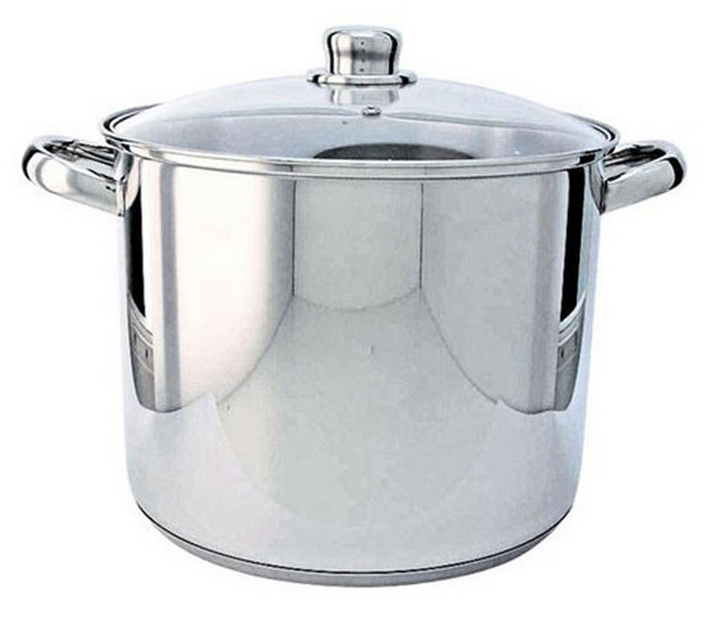 beka Traiteur inox 32cm + couvercle en verre beka