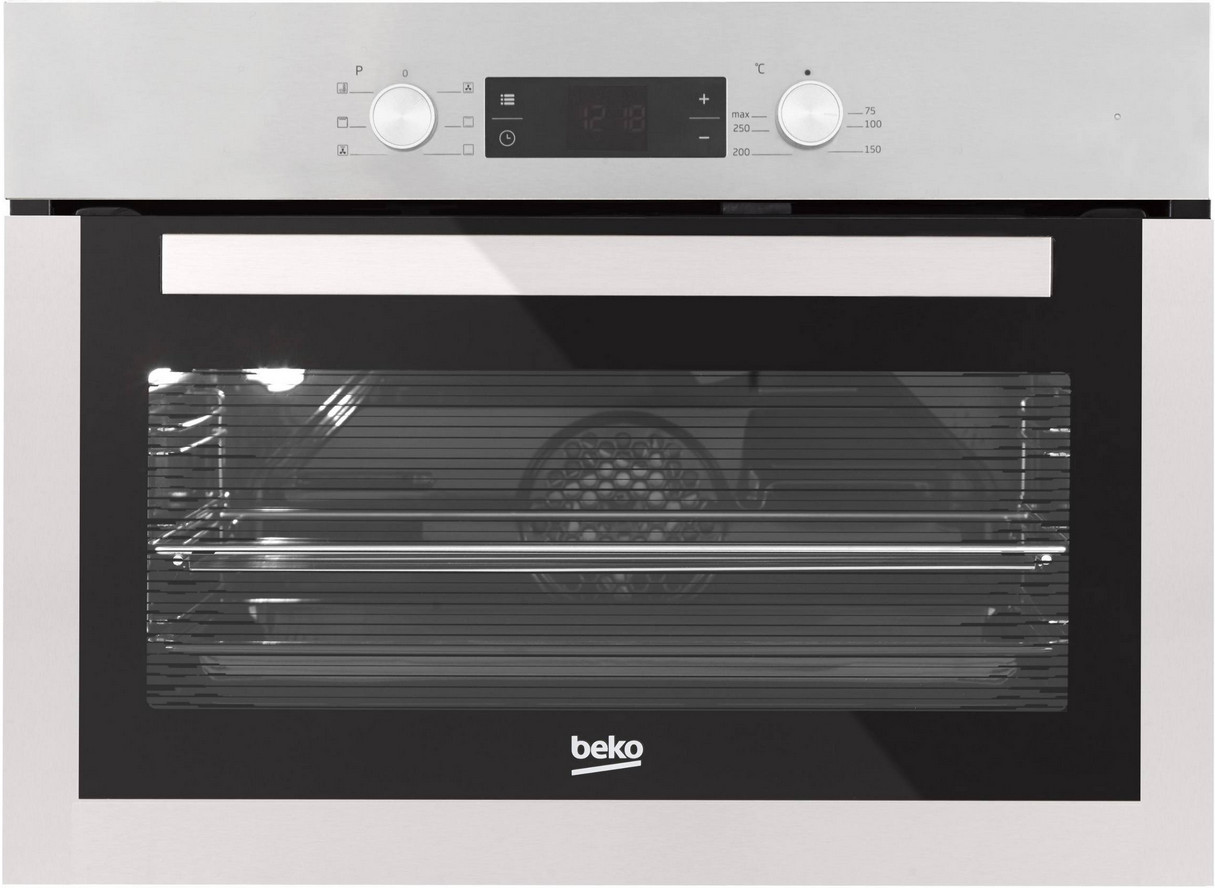 beko Four intégrable multifonction 48l 45cm a catalyse inox beko