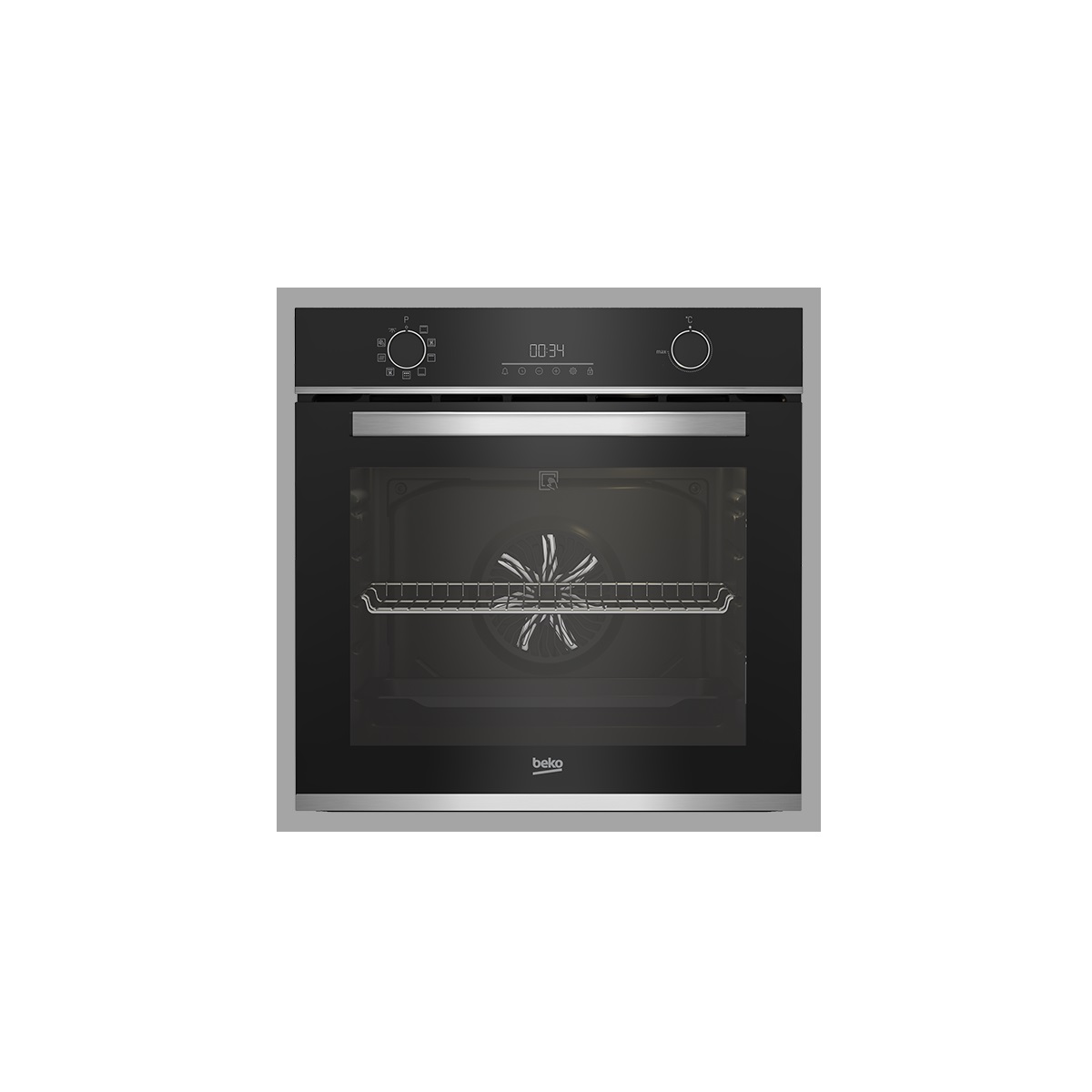 beko Four intégrable multifonction 66l pyrolyse beko