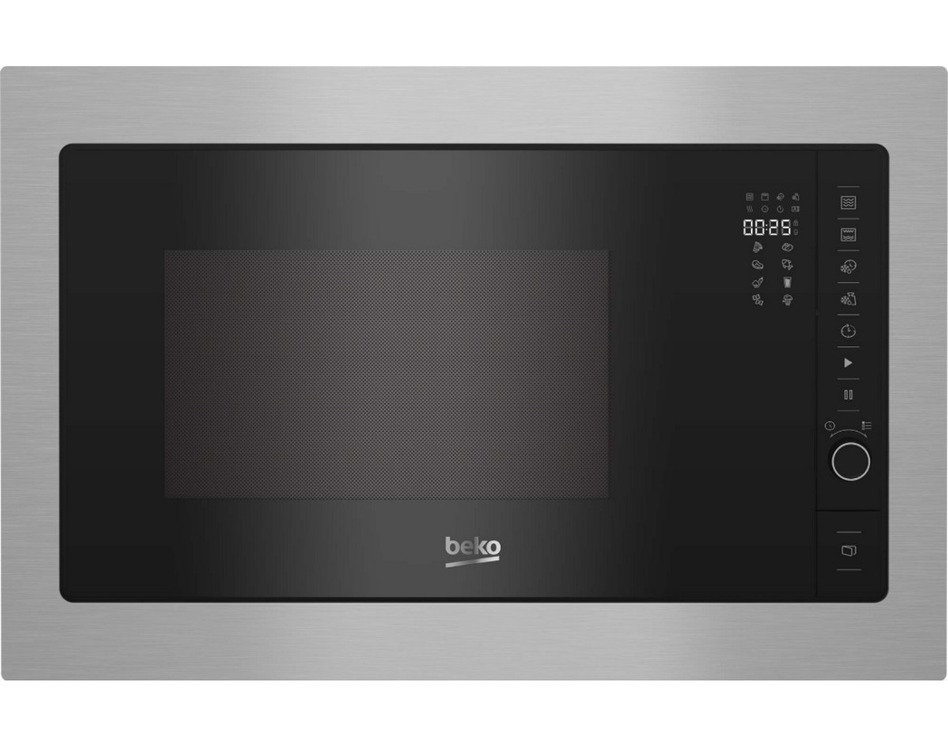 beko Micro-ondes gril encastrable 25l 900w beko