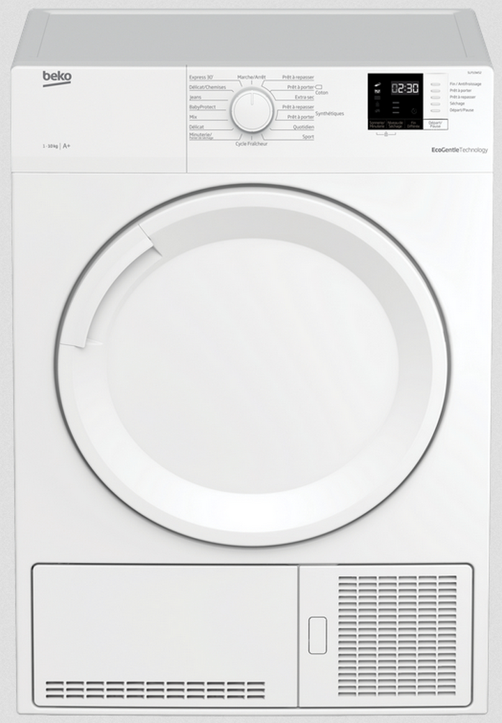 beko Sèche-linge à condensation 60cm 8kg b blanc beko