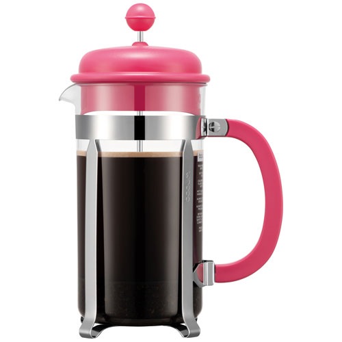 bodum Cafetière à piston 8 tasses 1l rose bodum