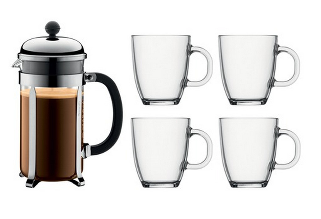 bodum Set cafetière + 4 mugs 30 cl bodum