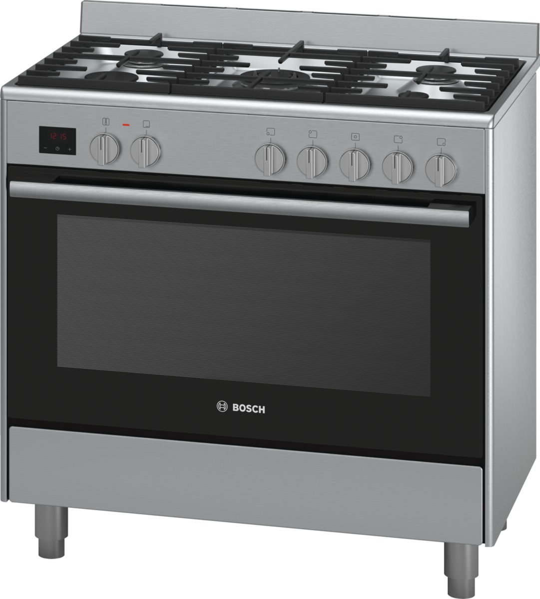 bosch Cuisinière gaz 112l 5 feux inox bosch