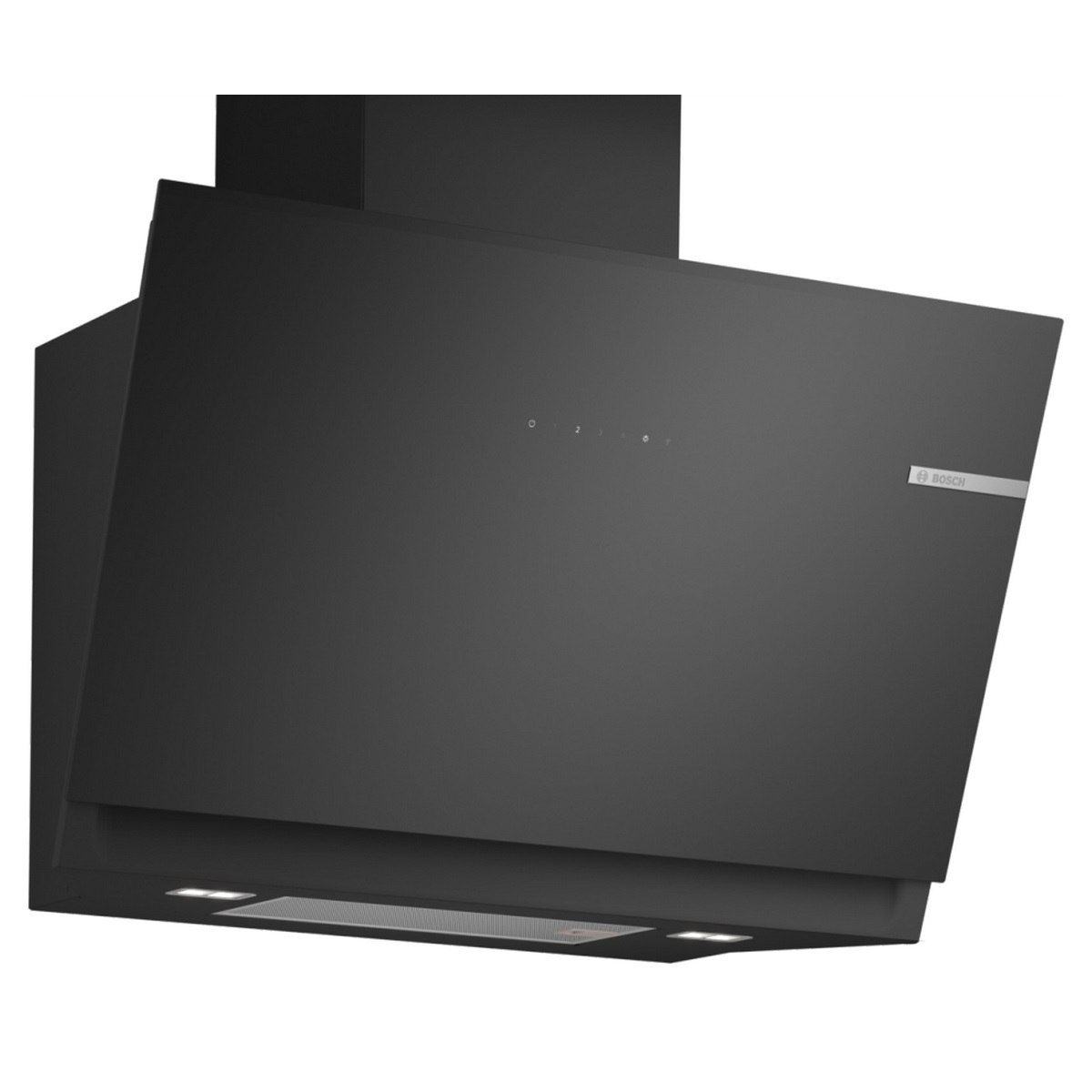 bosch Hotte décorative inclinée 80cm 432m3/h noir bosch