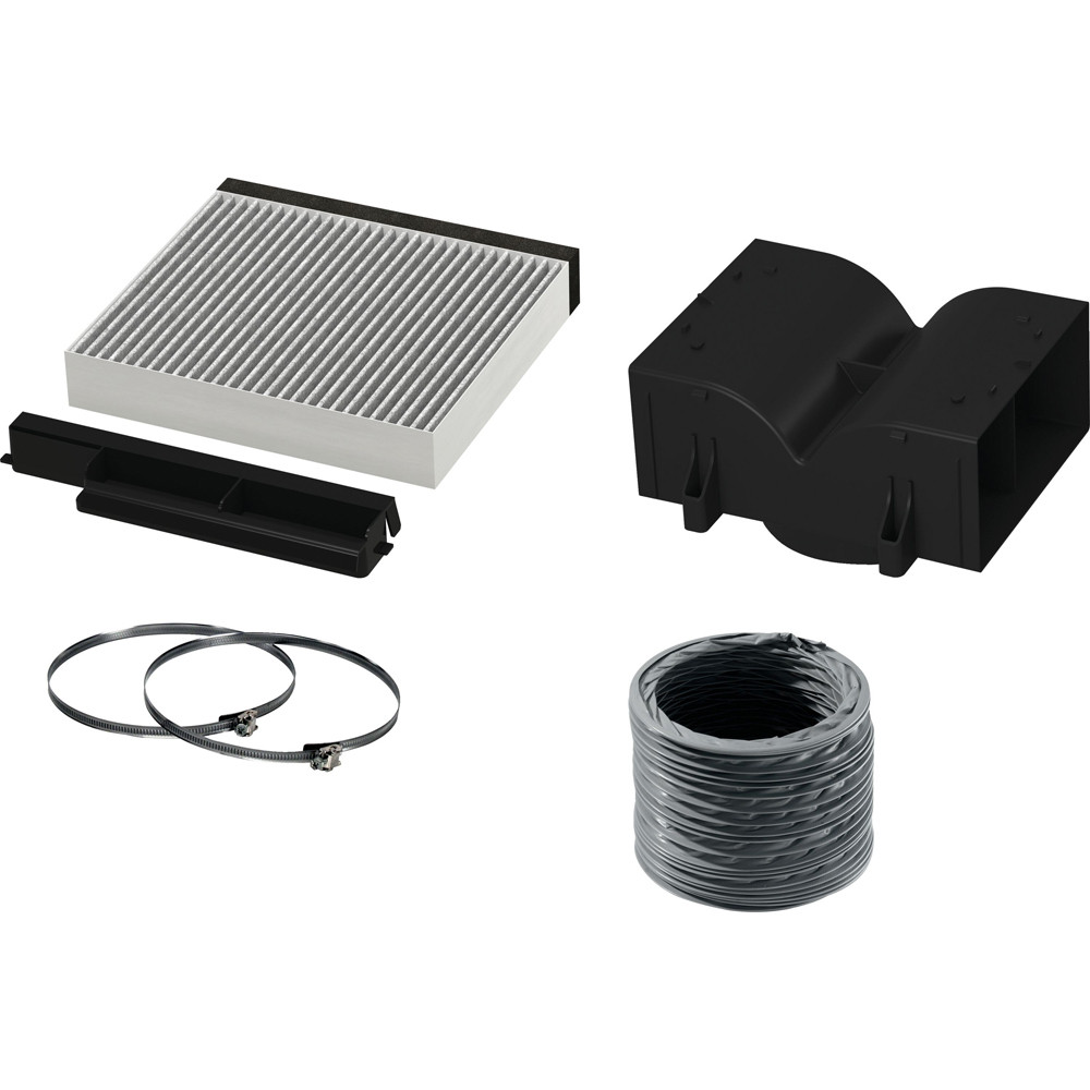 bosch Kit de recyclage cleanair pour hotte décorative bosch