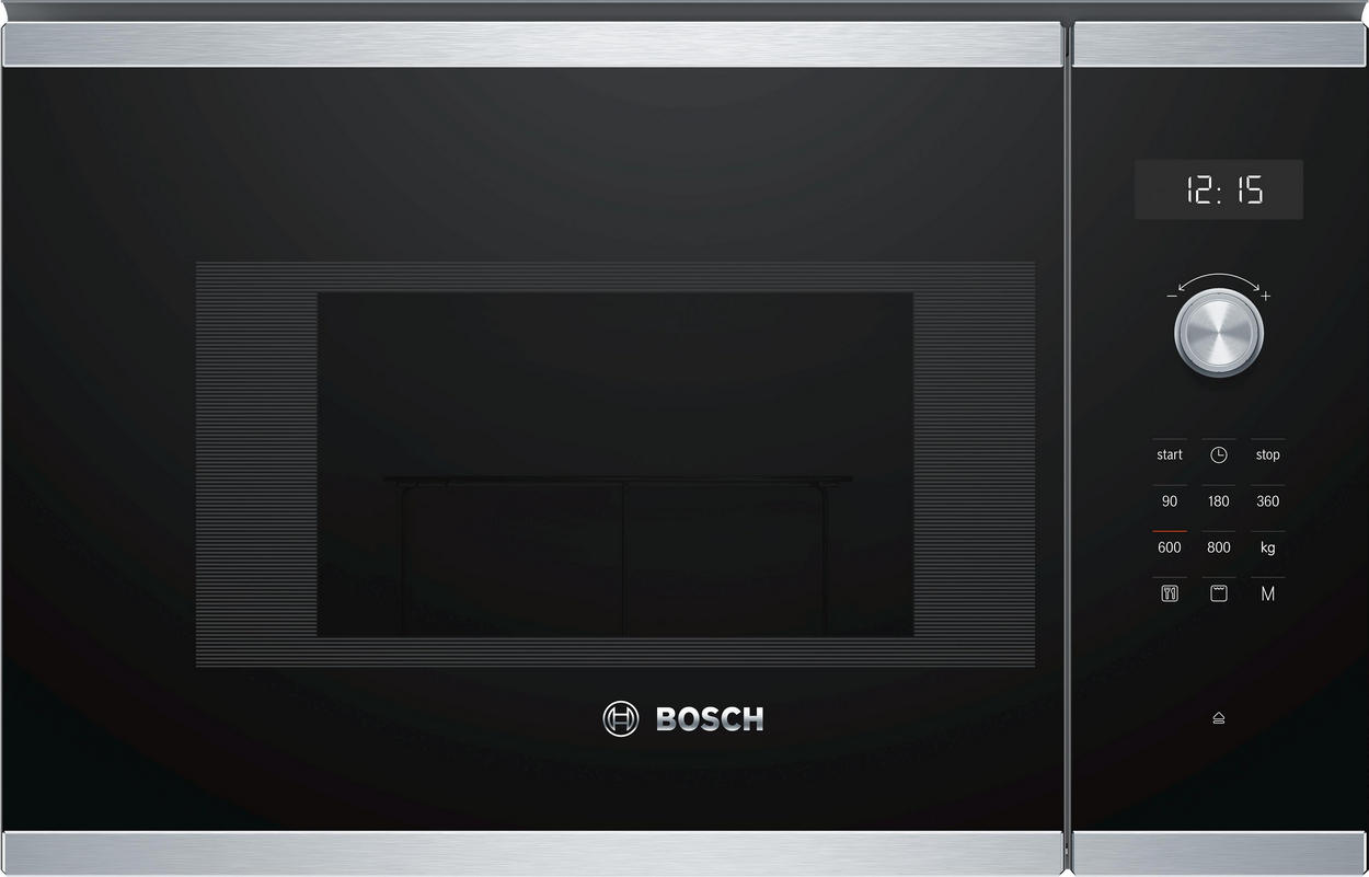 bosch Micro-ondes gril encastrable 20l 800w inox bosch