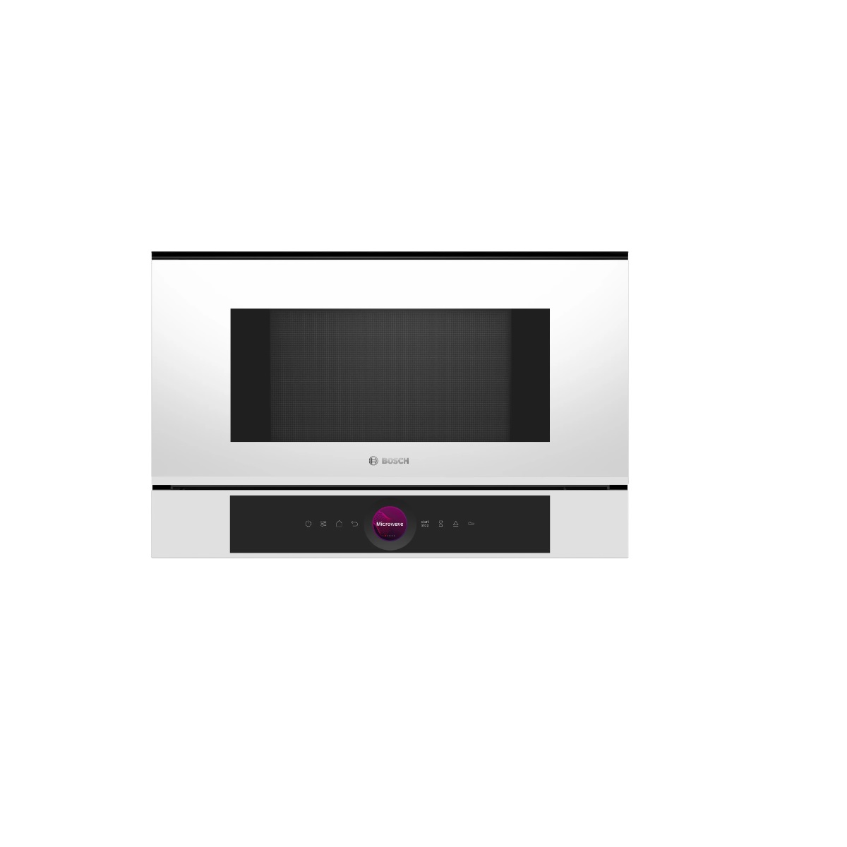 bosch Micro-ondes solo encastrable 21l 900w blanc bosch