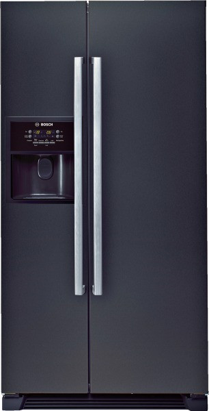 bosch Réfrigérateur américain  90cm 510l a+ no frost noir bosch