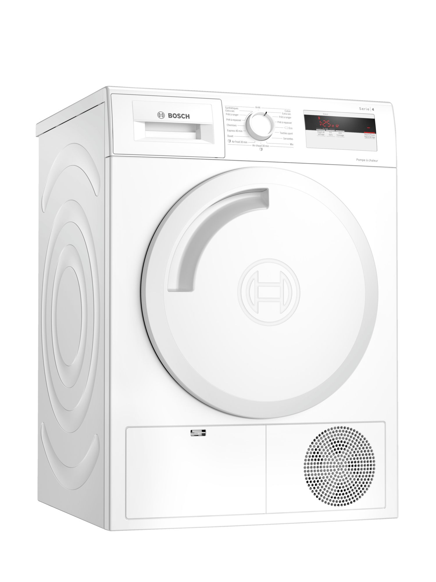 bosch Sèche-linge pompe à chaleur avec condenseur 60cm 7kg a+ blanc bosch