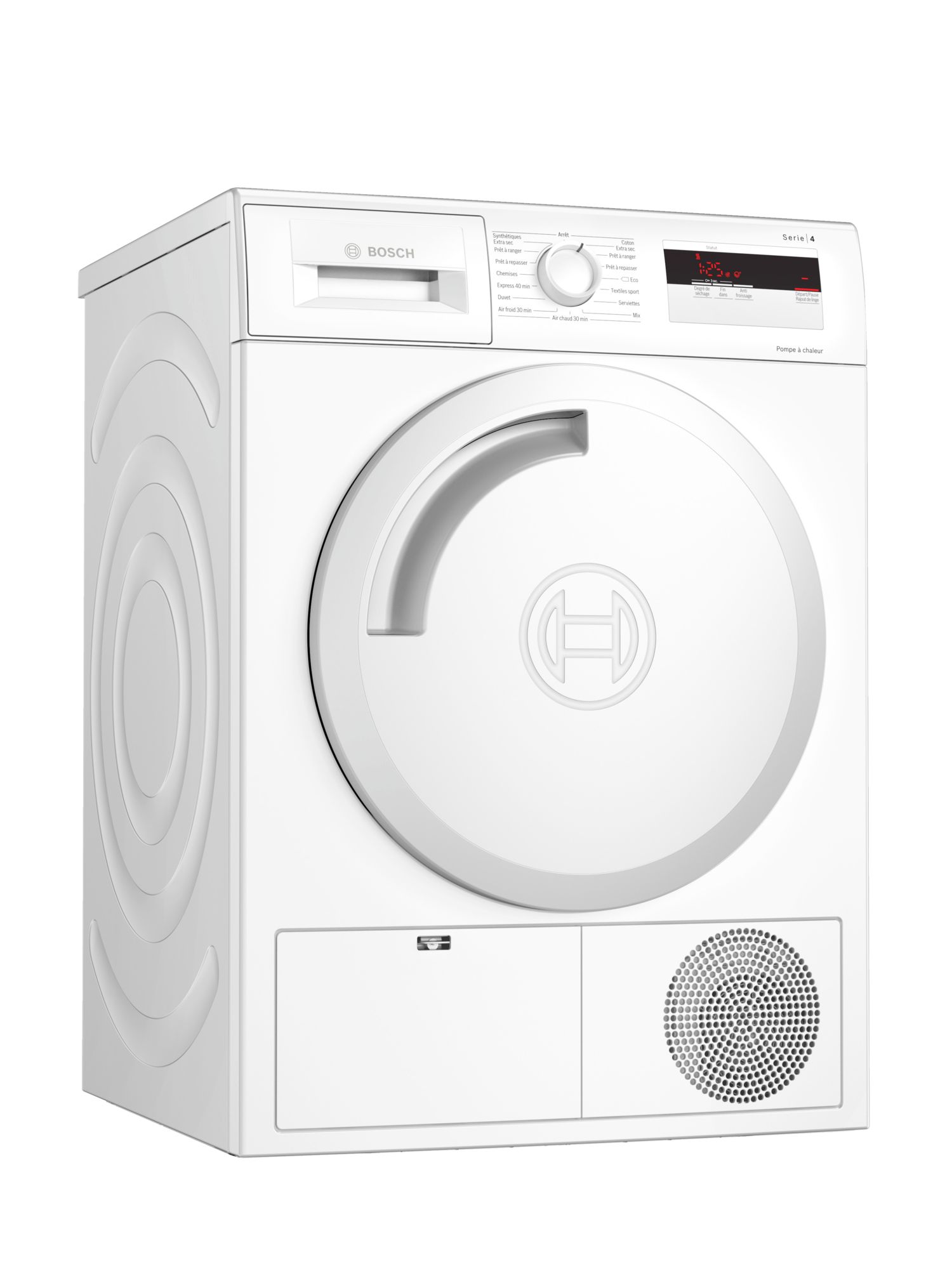 bosch Sèche-linge pompe à chaleur avec condenseur 60cm 8kg a+ blanc bosch